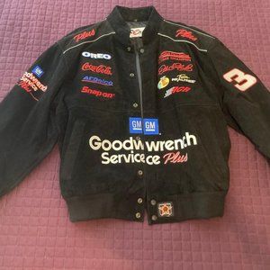 Dale Earnhardt Sr Goodwrench Plus Chase Authentic Leather Jacket Size Large #3